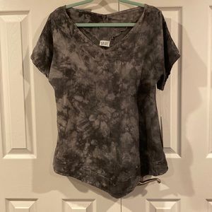 Grey gauze material shirt